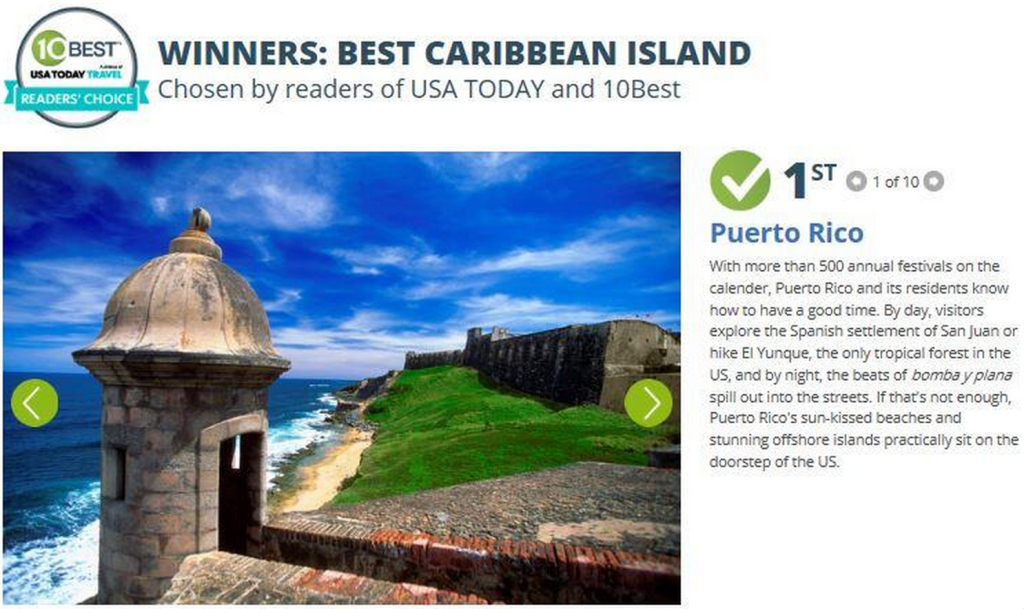 Puerto Rico Best Caribbean Island