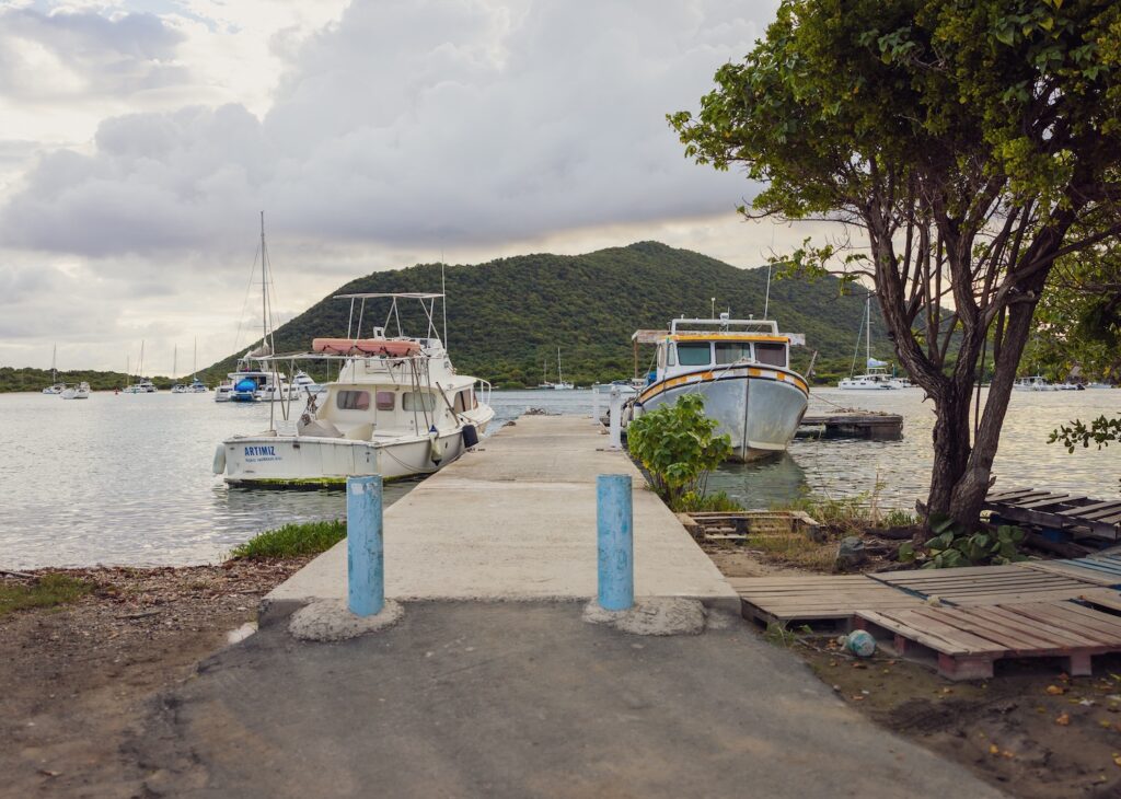 Boats on Trellis Bay on Beef Island, Tortola captured by a professional BVI photographer